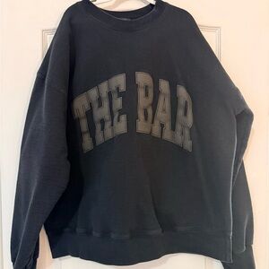The Bar Women’s Crewneck Sweater in Charcoal